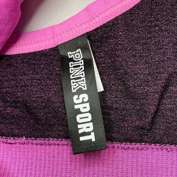 PINK Sport Racerback Sports Bra, Pink - Picture 3 of 4